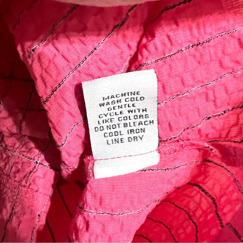 Habitat Pink Textured Boxy Boatneck Blouse - Picture 9 of 9